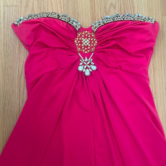 Cocktail strapless dress - Picture 2 of 6